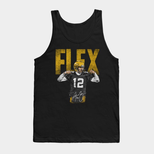 Aaron Rodgers Green Bay Flex Bold Tank Top by Chunta_Design